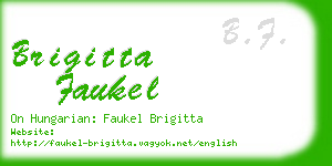brigitta faukel business card